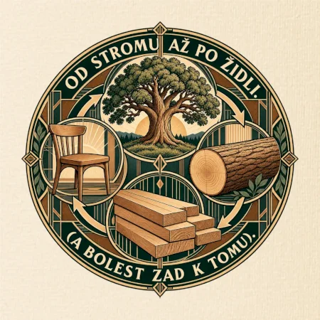 Od stromu až po dřevěnou židli