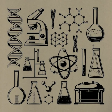 Laboratoř - ikony