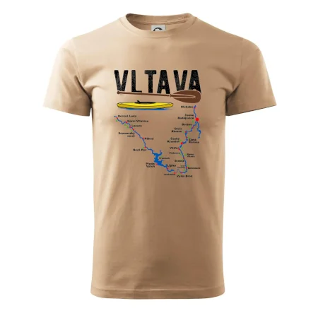 Mapa řeky Vltavy