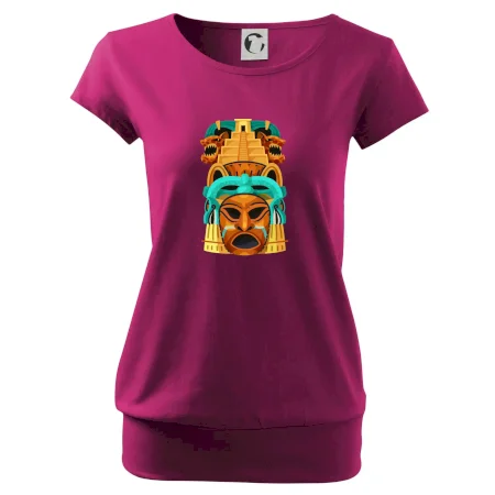 Mayové maska s pyramidou