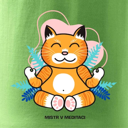 Kočka - mistr v meditaci (Pecka design)