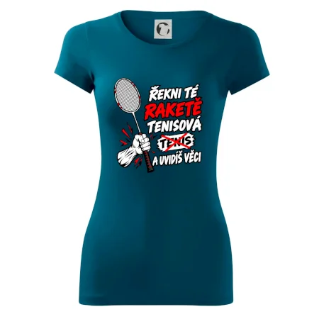 Badmintonová raketa není tenisová