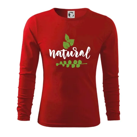 Natural - nápis v listech