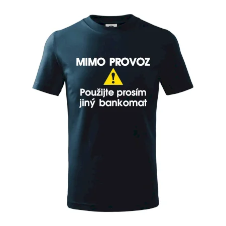 Mimo provoz - použijte jiný bankomat