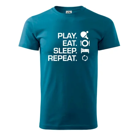 Stolní tenis - eat sleep