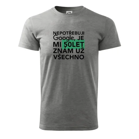 Nepotřebuji google, je mi 50 let