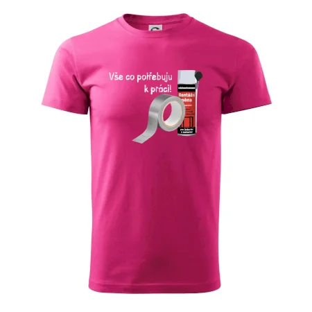 Pěna  a páska - vše co potřebuji k práci