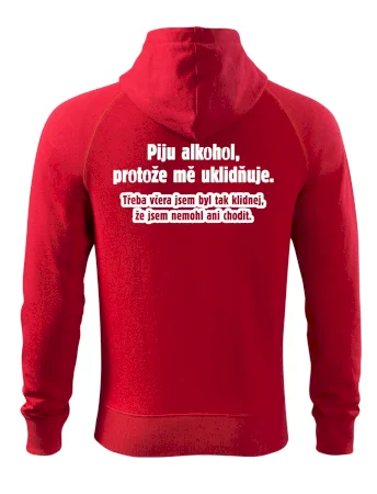 Piju alkohol uklidňuje mě