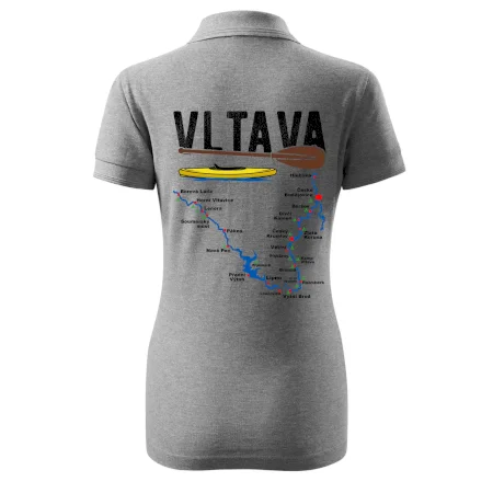 Mapa řeky Vltavy