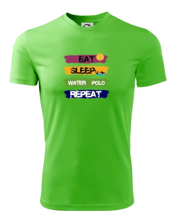 Eat sleep watter polo barevné