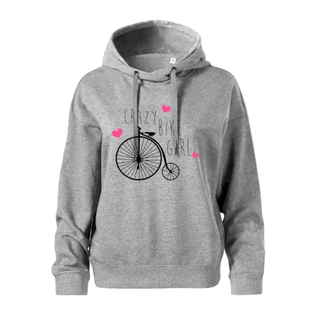 Crazy bike girl