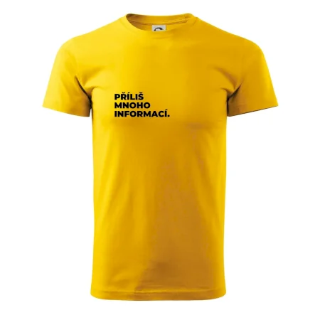 PŘÍLIŠ MNOHO INFORMACÍ.