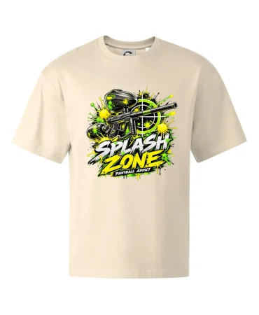 Neonový zásah splash zone paintball