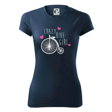 Crazy bike girl