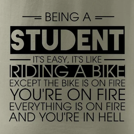 Being a student - bike