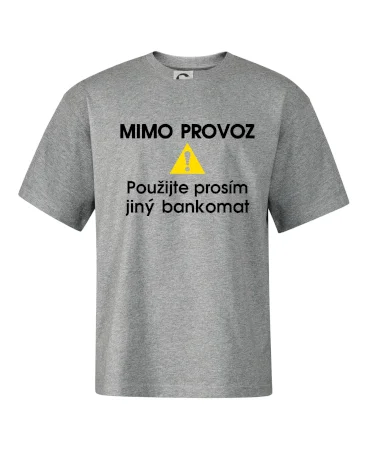 Mimo provoz - použijte jiný bankomat