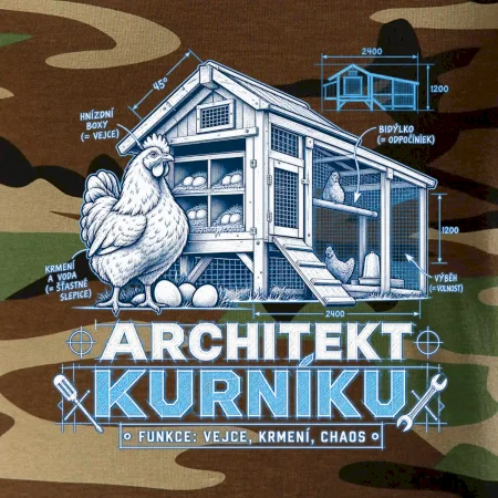 Architekt kurníku technický výkres