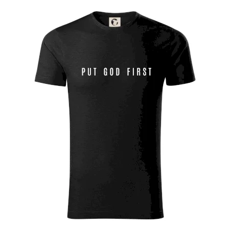 Put God first slabý nápis