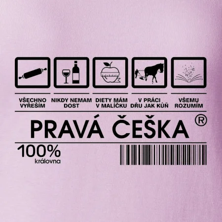 Čárový kód  - Pravá Češka
