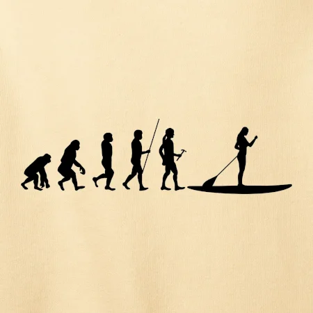 Evoluce paddleboard žena