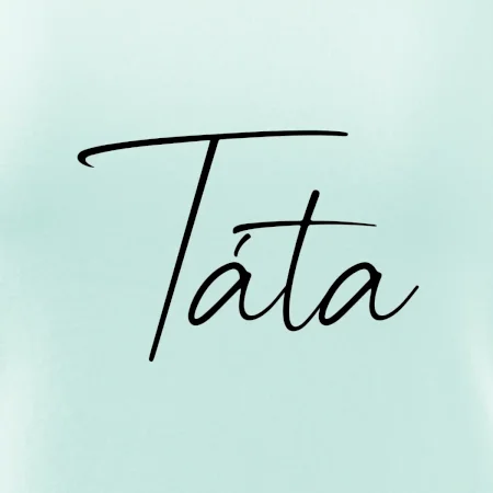 Nápis psací na prsou - táta