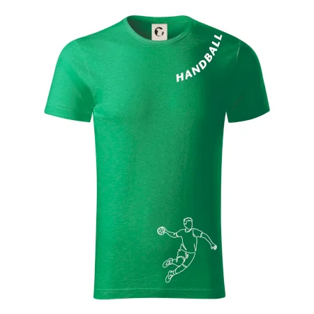 Handball nápis šikmo