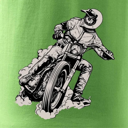 Motorkář bokem