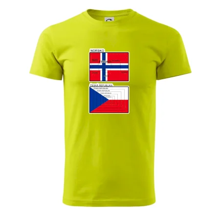 Norská a česká vlajka