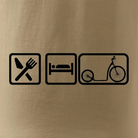 Eat sleep koloběžka velké a malé kolo