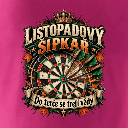 Listopadový šipkař mistr terče