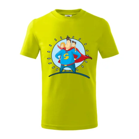 Táta superman - holka a kluk