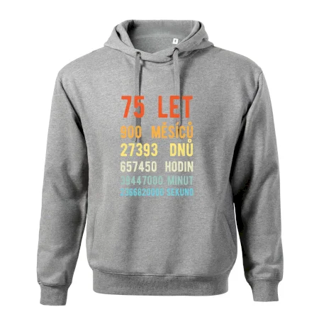 Narozeniny 75 přepočet času