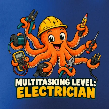 Chobotnice elektrikář multitasking