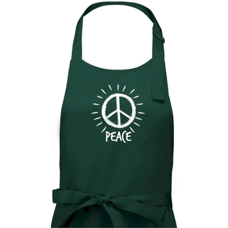 Peace symbol černobílý