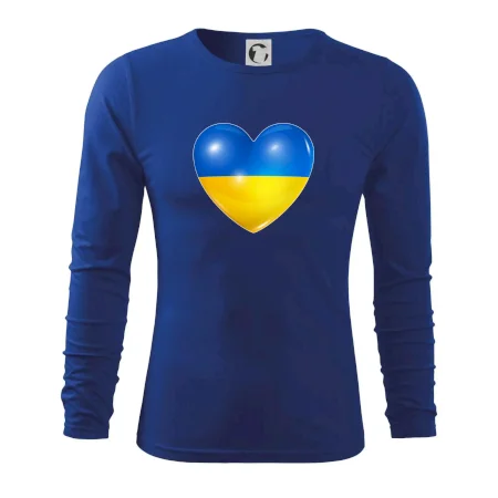 Ukrajina srdce vlajka