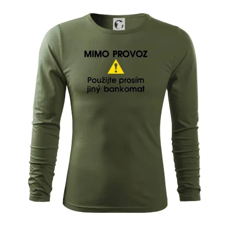 Mimo provoz - použijte jiný bankomat