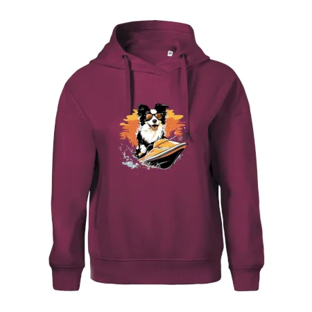 Border Kolie na vodním skútru