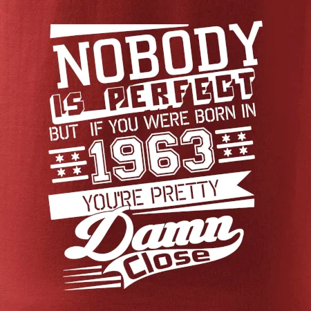 Nobody is perfect - 1963