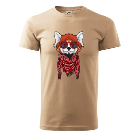 Červená panda hipster