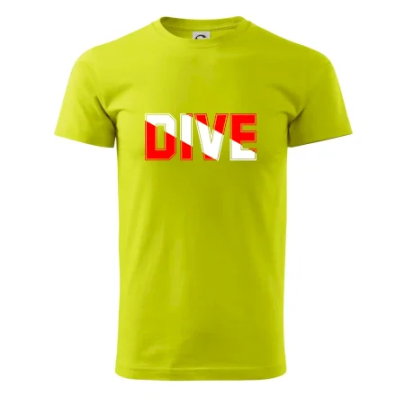 Dive nápis vlajka
