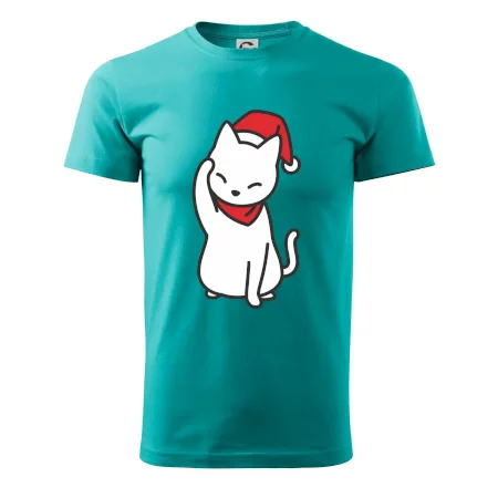 Vánoční kočka mávající