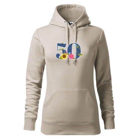Květinové číslo kreslené - 50