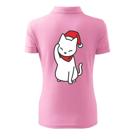Vánoční kočka mávající