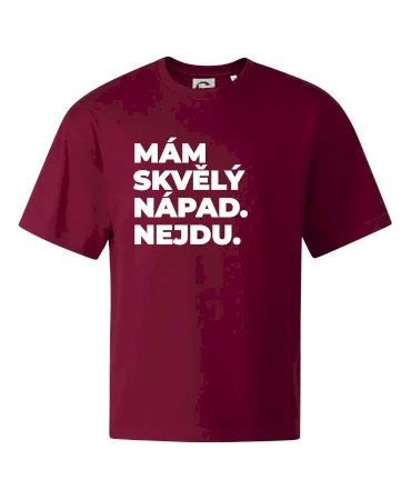 MÁM SKVĚLÝ NÁPAD. NEJDU.