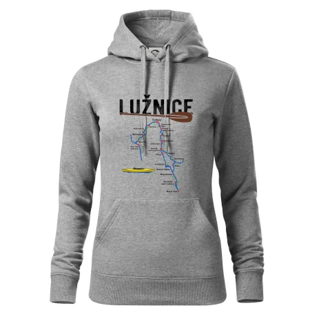 Mapa řeky Lužnice