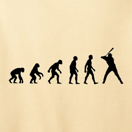 Evoluce baseball pálkař nápřah