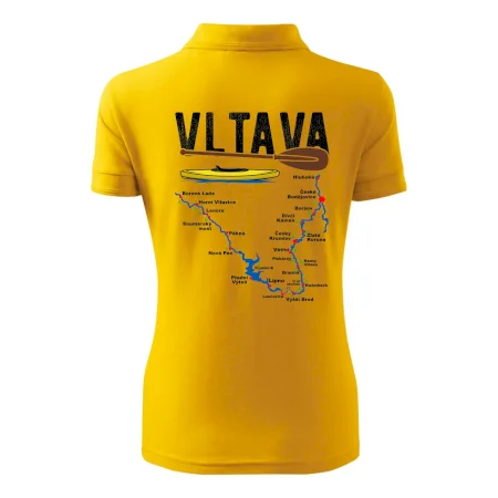 Mapa řeky Vltavy