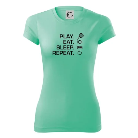 Play eat sleep repeat padel