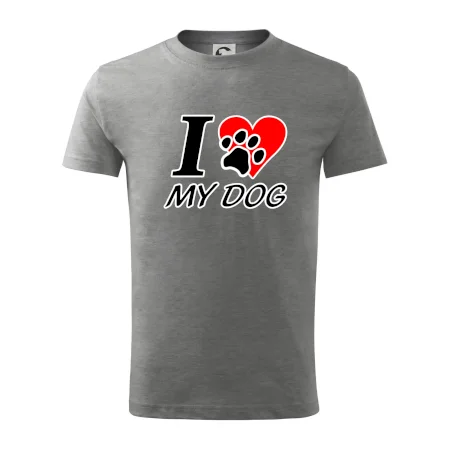 I love my dog - nápis