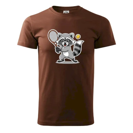 Mýval hraje tenis kreslený